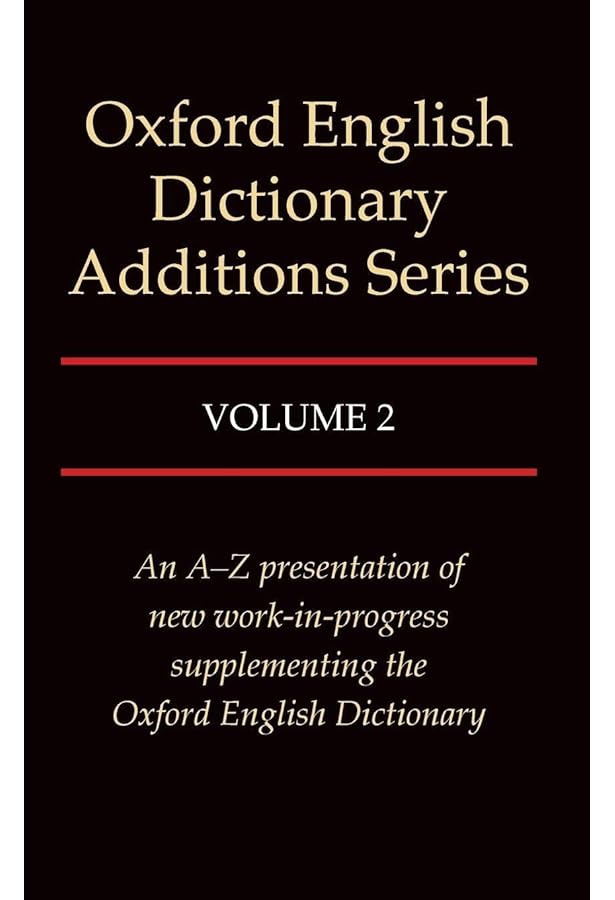 Amazon.com: Oxford English Dictionary Additions Series, Vol. 3